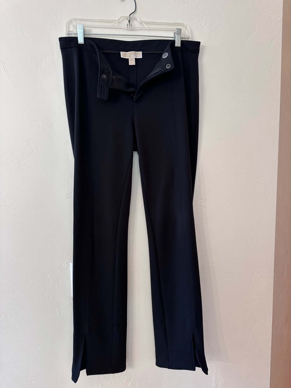 Michael Kors Black Stretch Pull-On Pants